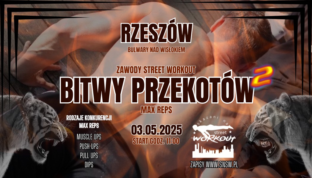 Bitwy PrzeKotów - Zawody Street Workout MAX REPS