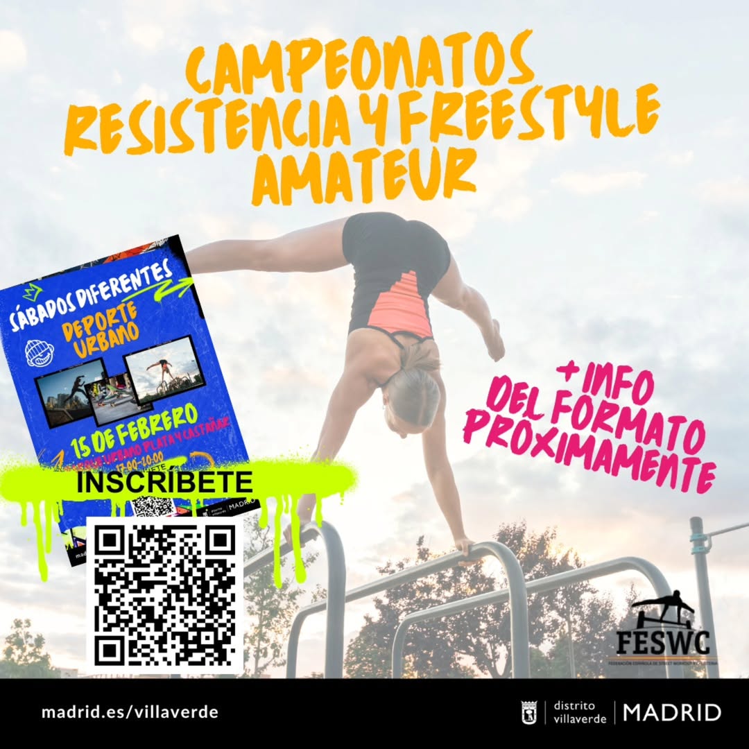 CALISTENICS INITIATION COMPETITION MADRID - RESISTANCE AND AMATEUR FREESTYLE