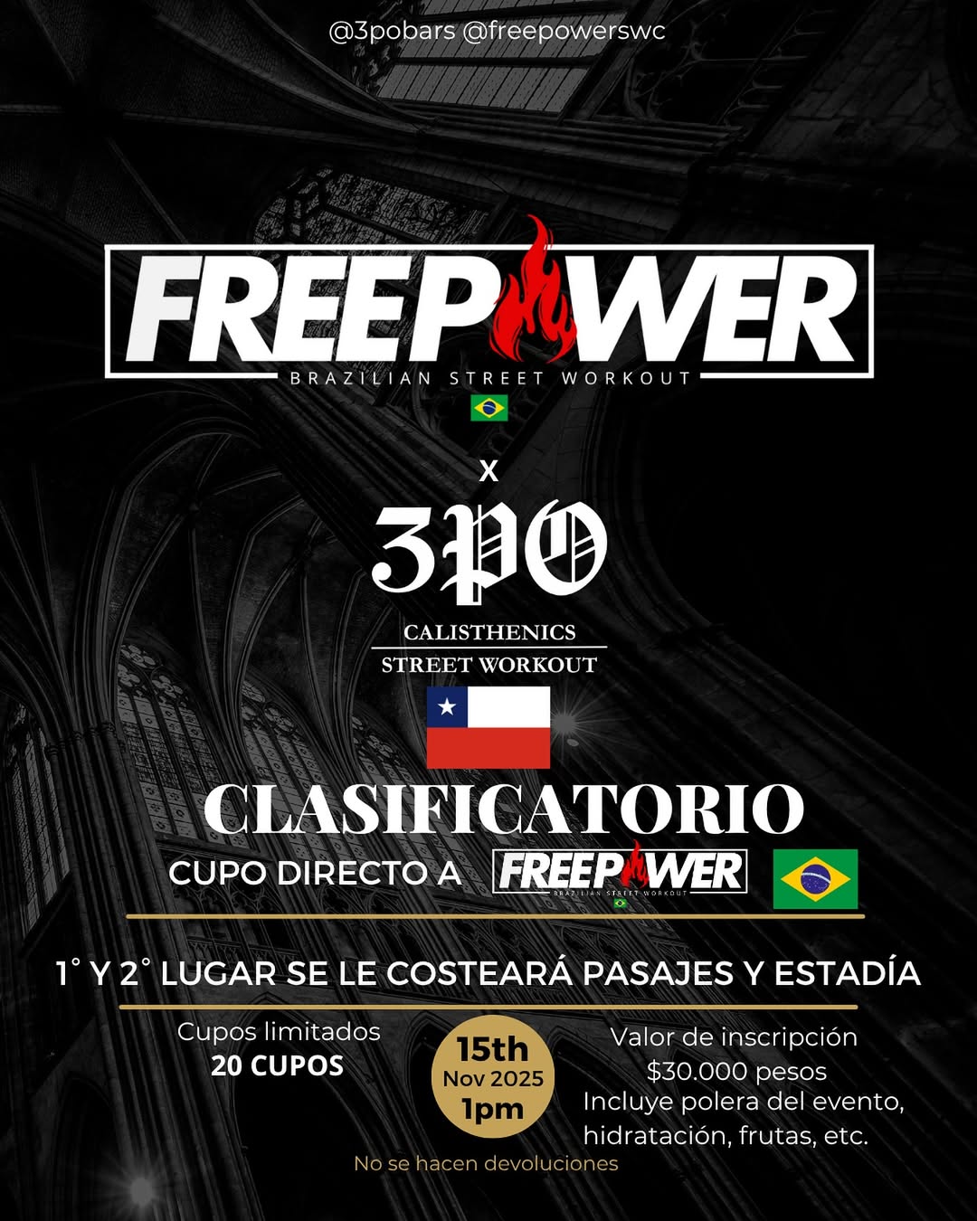 CLASIFICATORIO cupo directo a FREEPOWER brazil