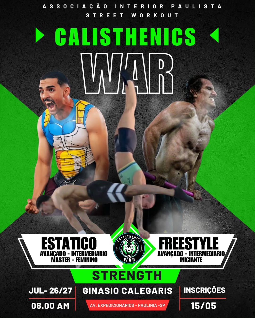 Calisthenics War Paulinia 2025