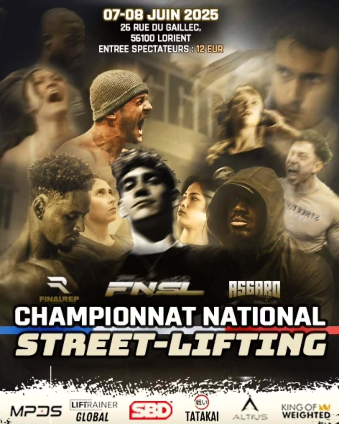 FNSL Championnat national Street Lifting 2025