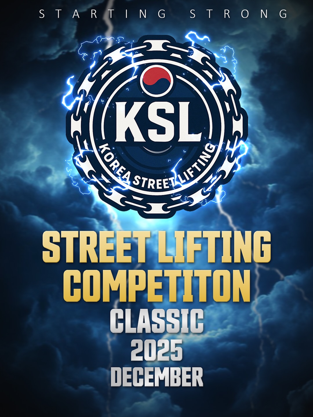 KSL CLASSIC 2025 DECEMBER - KOREAN STREET LIFTING COMPETITON