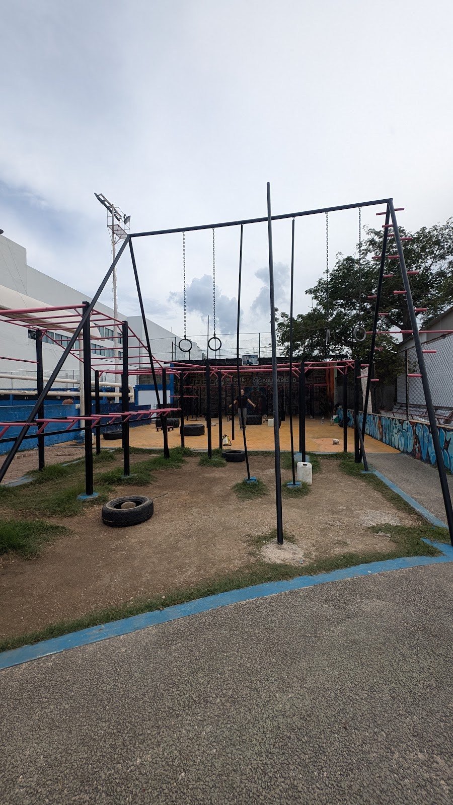 Barras de calistenia para entrenamiento en calle