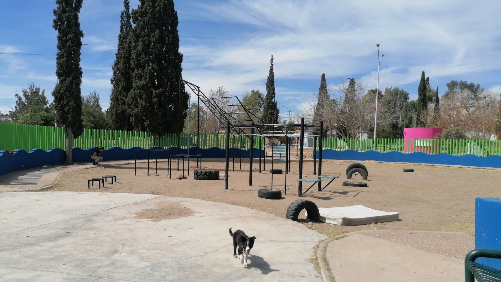 Calistenia parque hundido