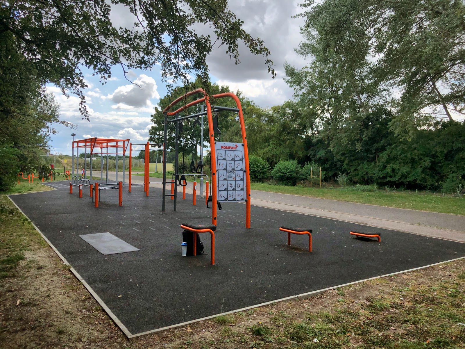 Calisthenics workout area