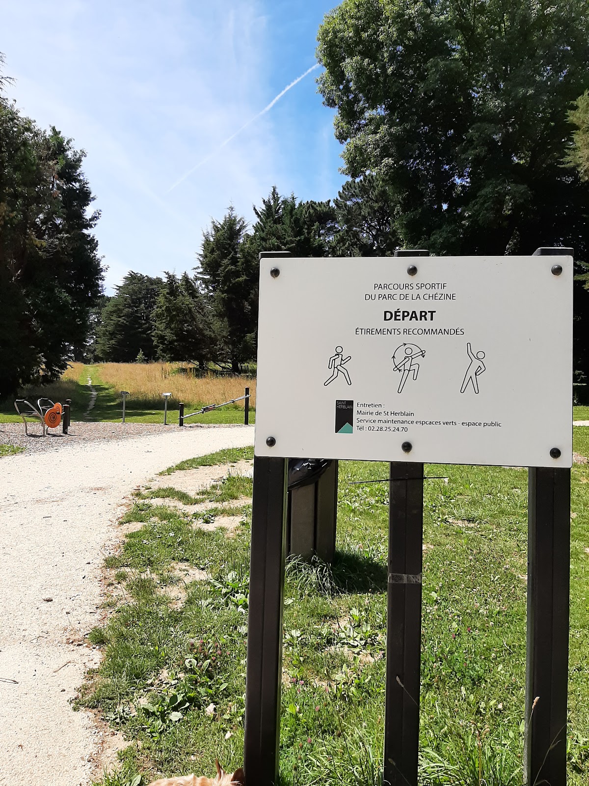 Début du parcours sportif
