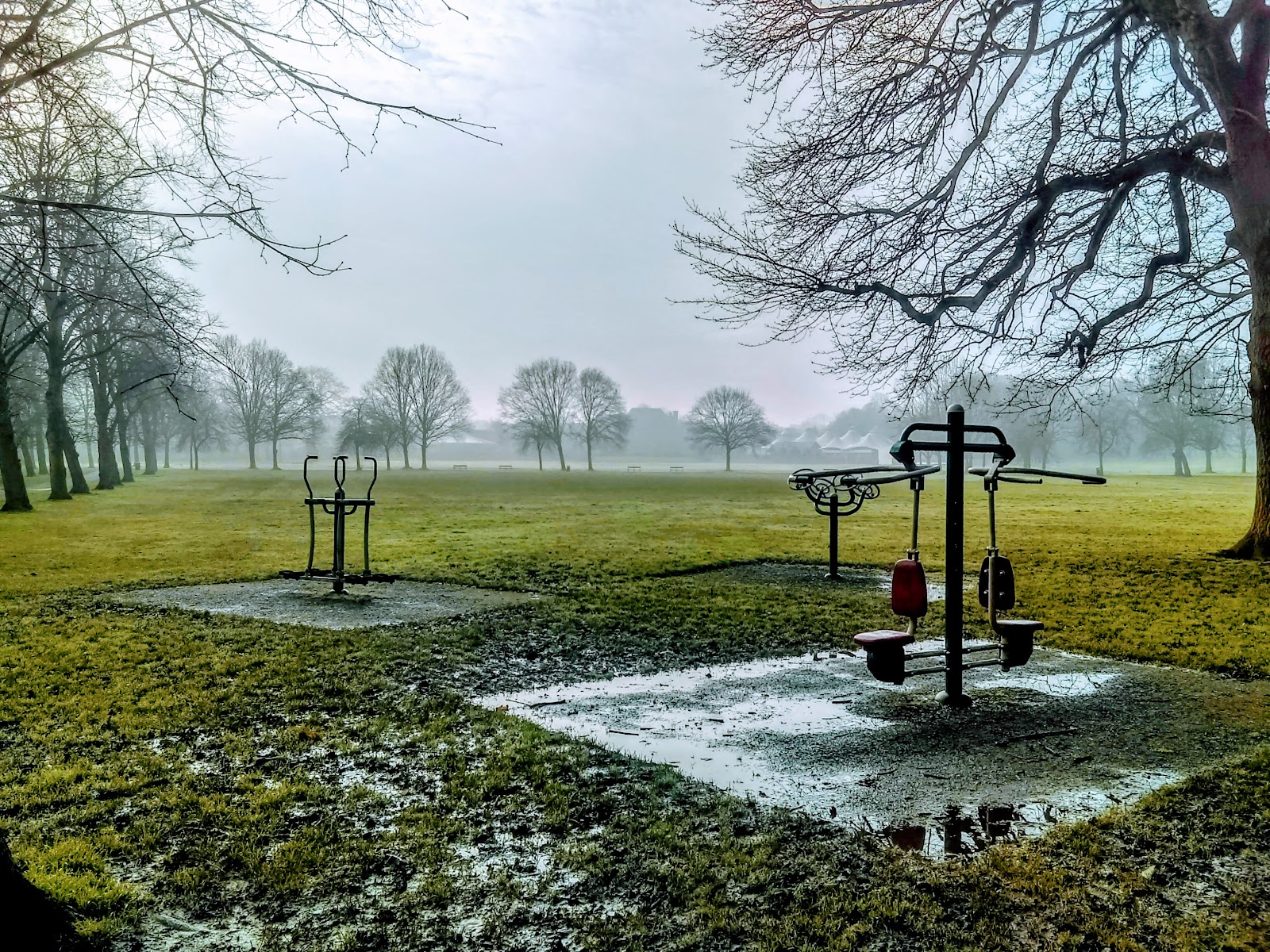 Outdoor Gym Area Inside Birkenhead Park