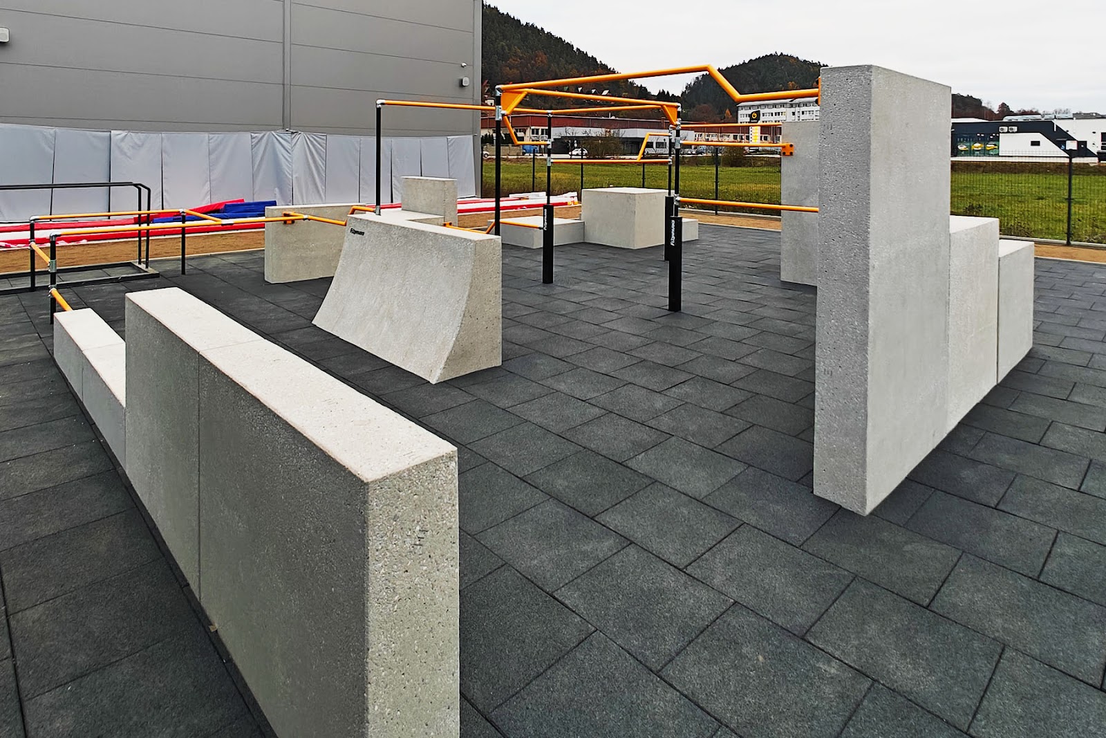 Outdoor Parkour Park