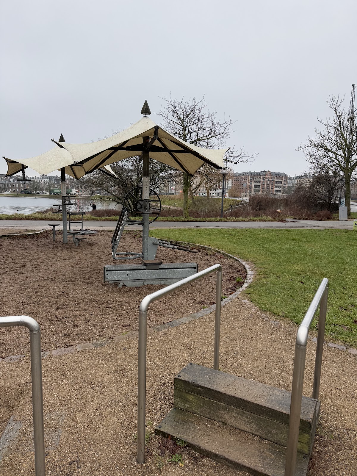 Outdoor Workout Cage by the Lakes