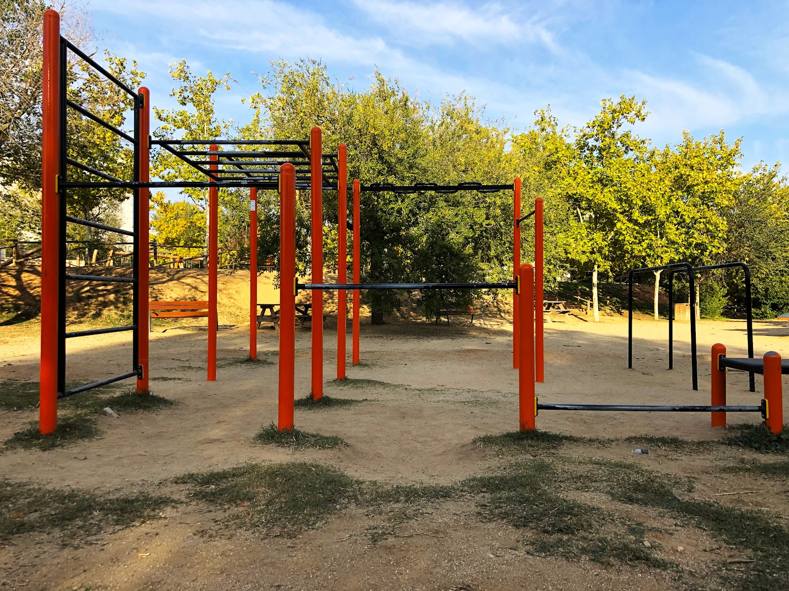 Parc gimnàs a l'aire lliure