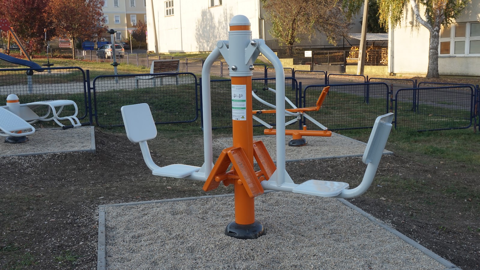 Ráchegyi kültéri fittnes park.