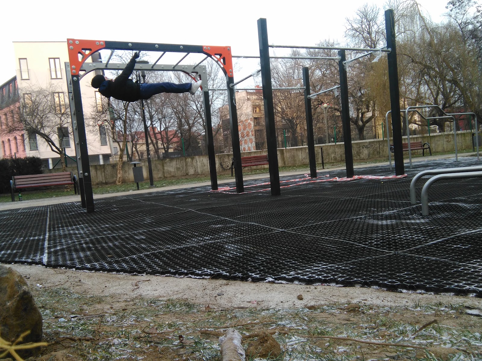 Street Workout park Bielsko-Biała - ratusz