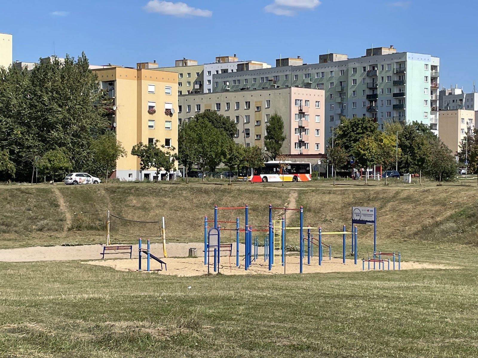 Street workout calisthenics Park Górczyński