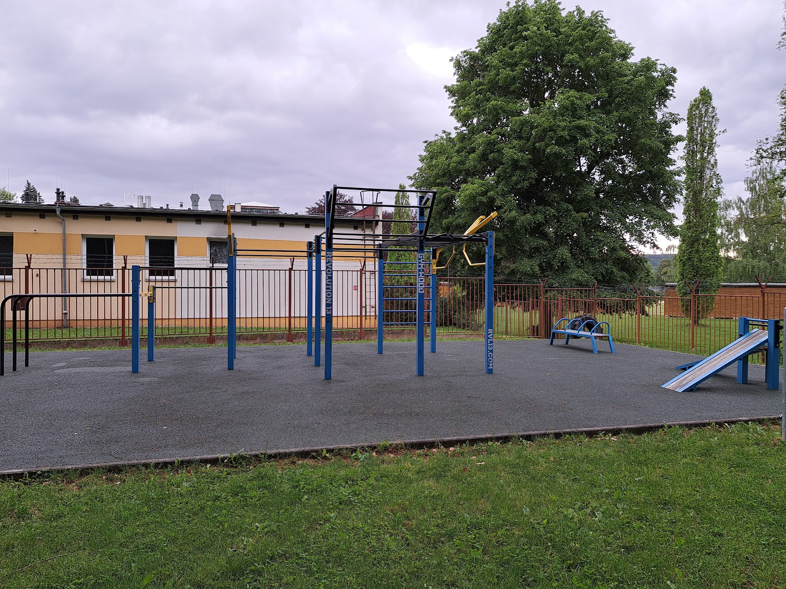 Street workout hřiště Rokycany