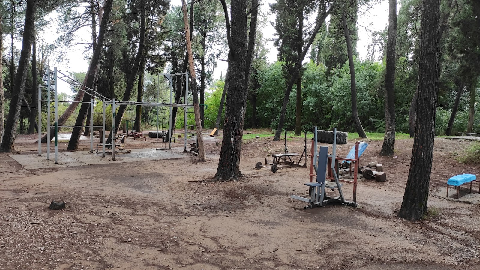 Street workout outdoor calisthenics park