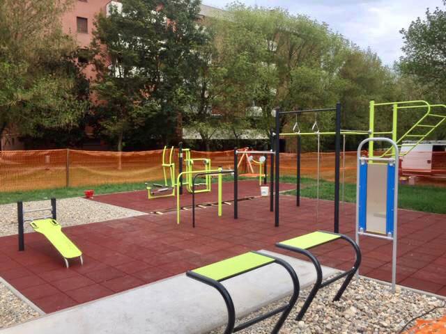 Area Fitness workout Calisthenics Parco Crocione
