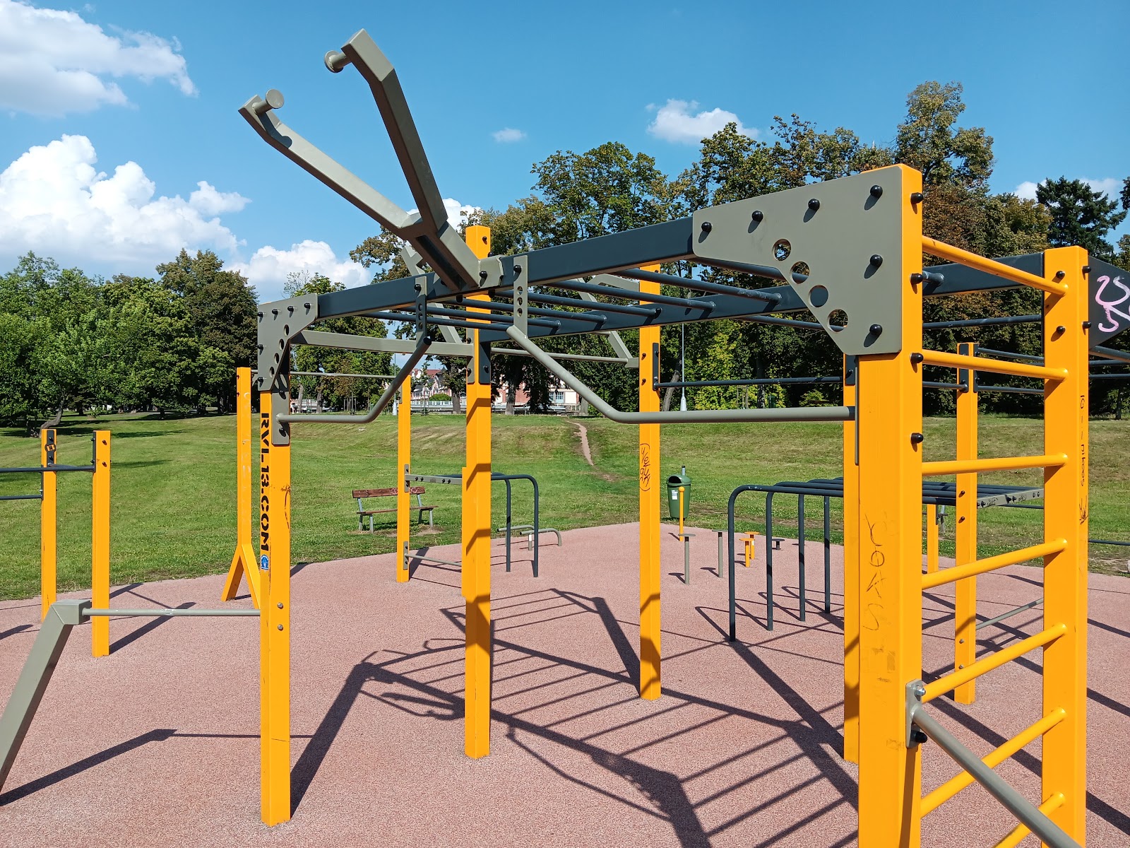 Outdoor gym and Parkour park