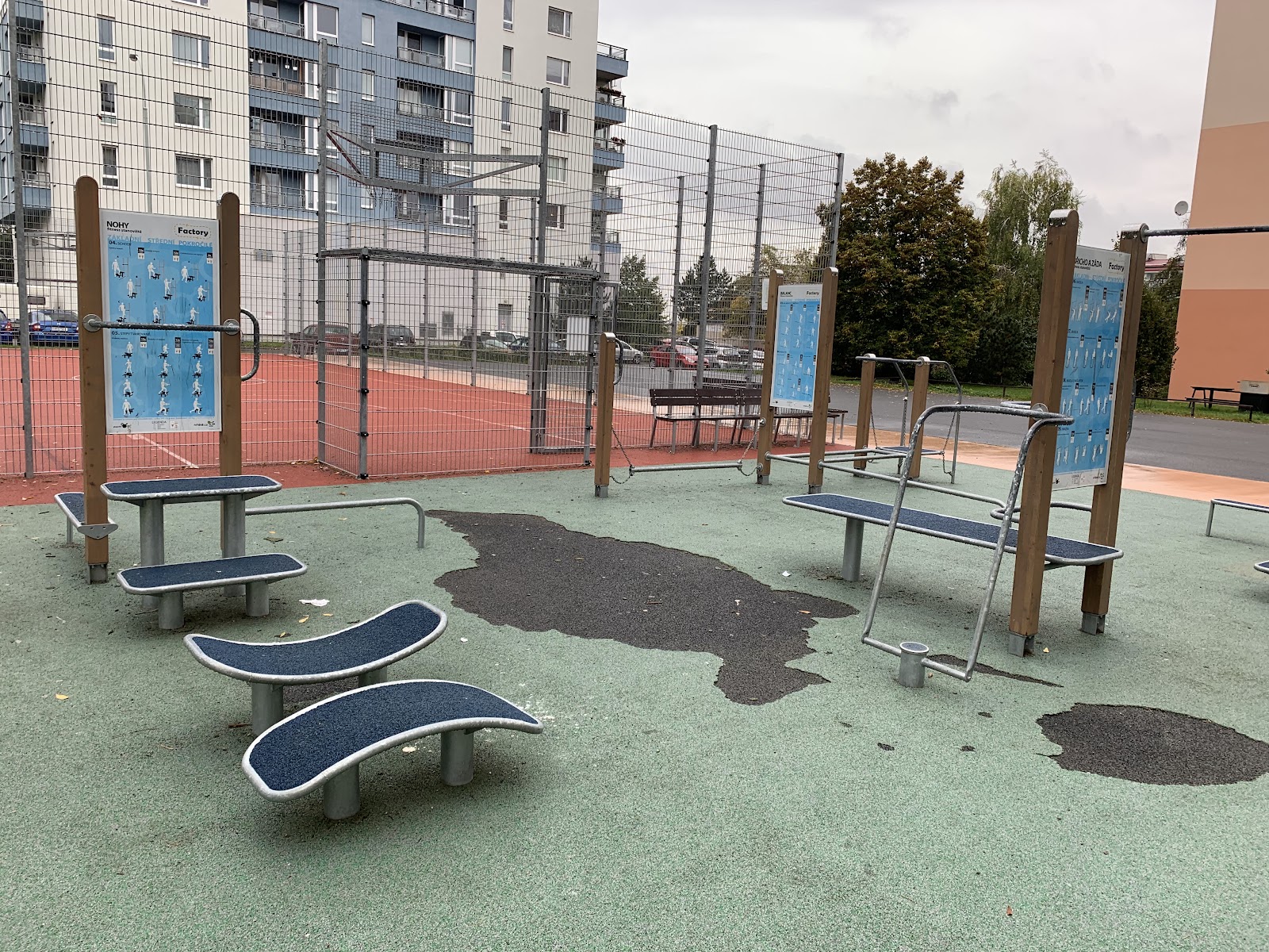 Playground and outdoor fitness