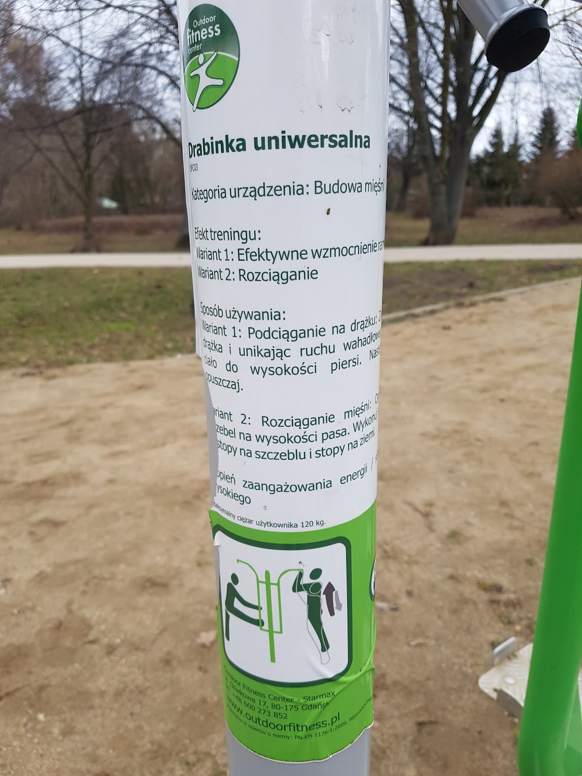 Siłownia zewnętrzna, siłownia pod chmurką