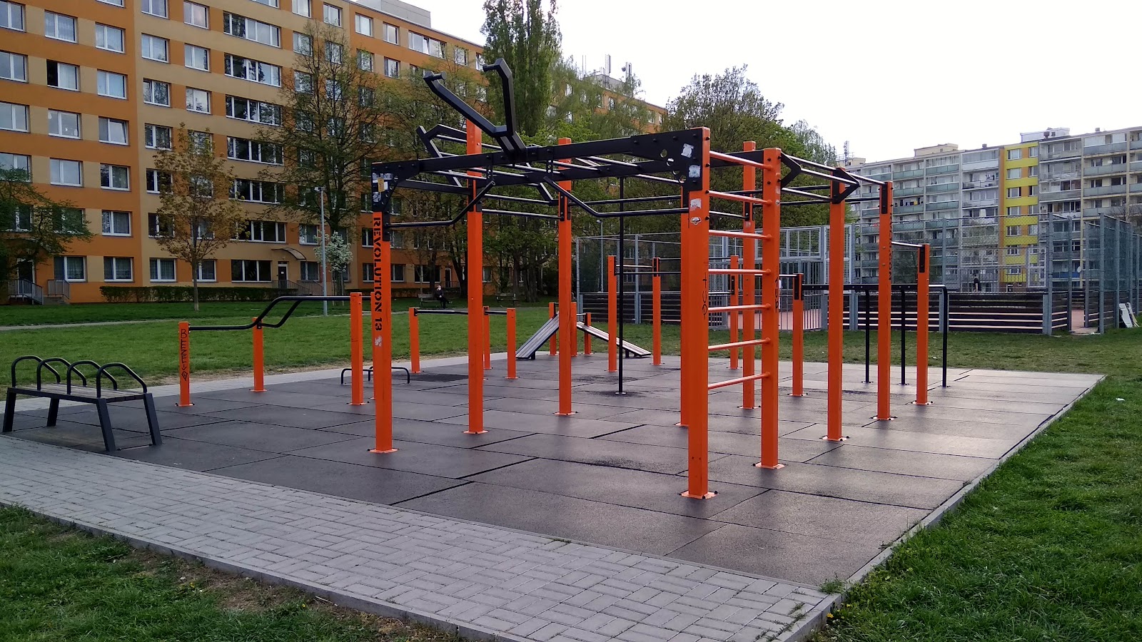 Street workout hřiště Prosek