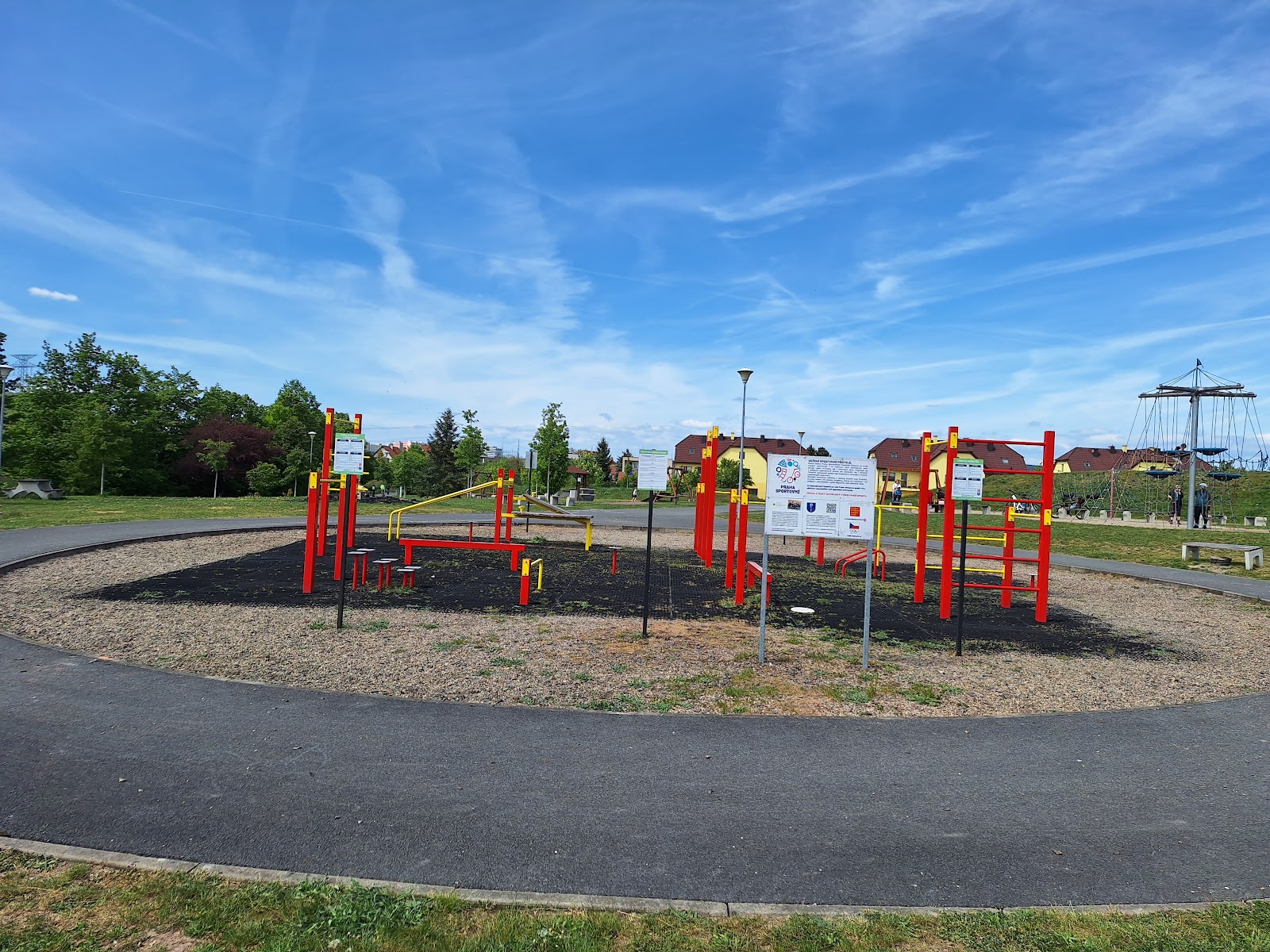Venkovní posilovna - Fitpark Šeberov