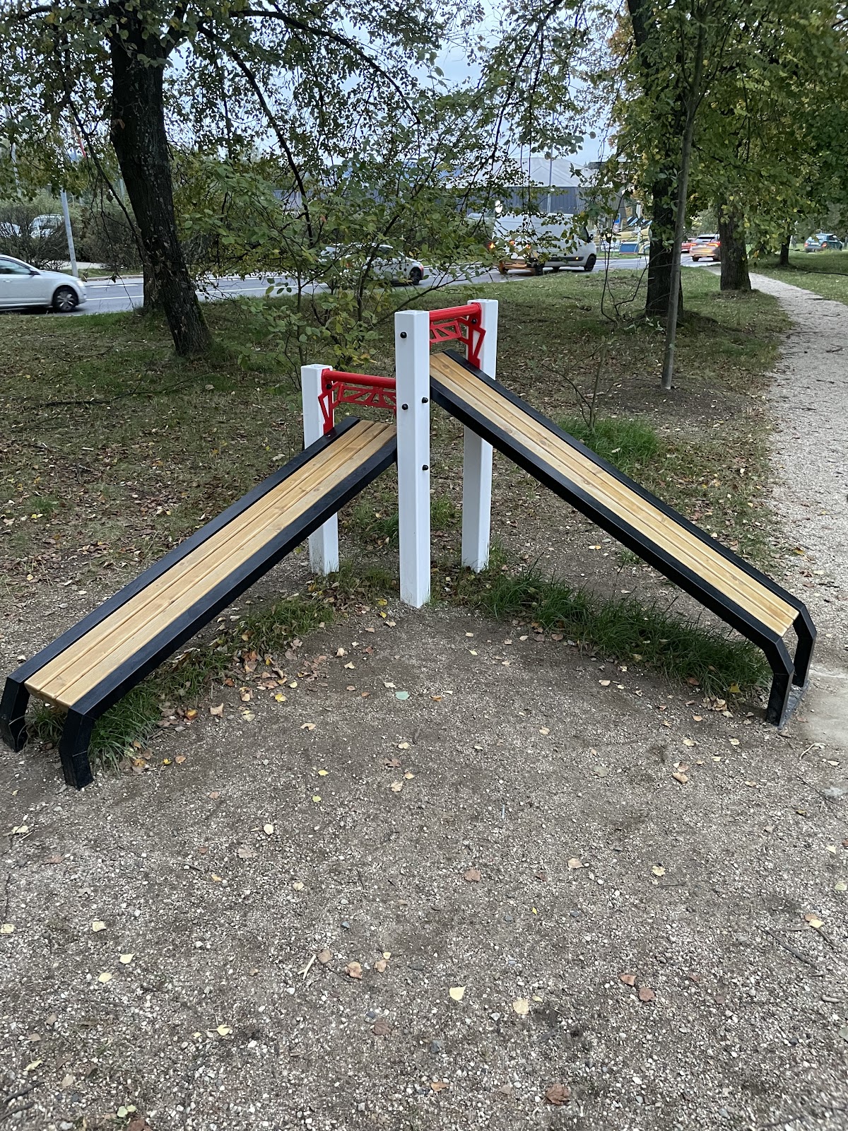 Venkovní posilovna u přehrady
