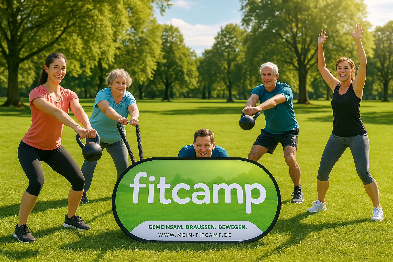 fitcamp – Outdoor Fitness Bootcamp Zwickau – Fitnessstudio im Park – Treffpunkt