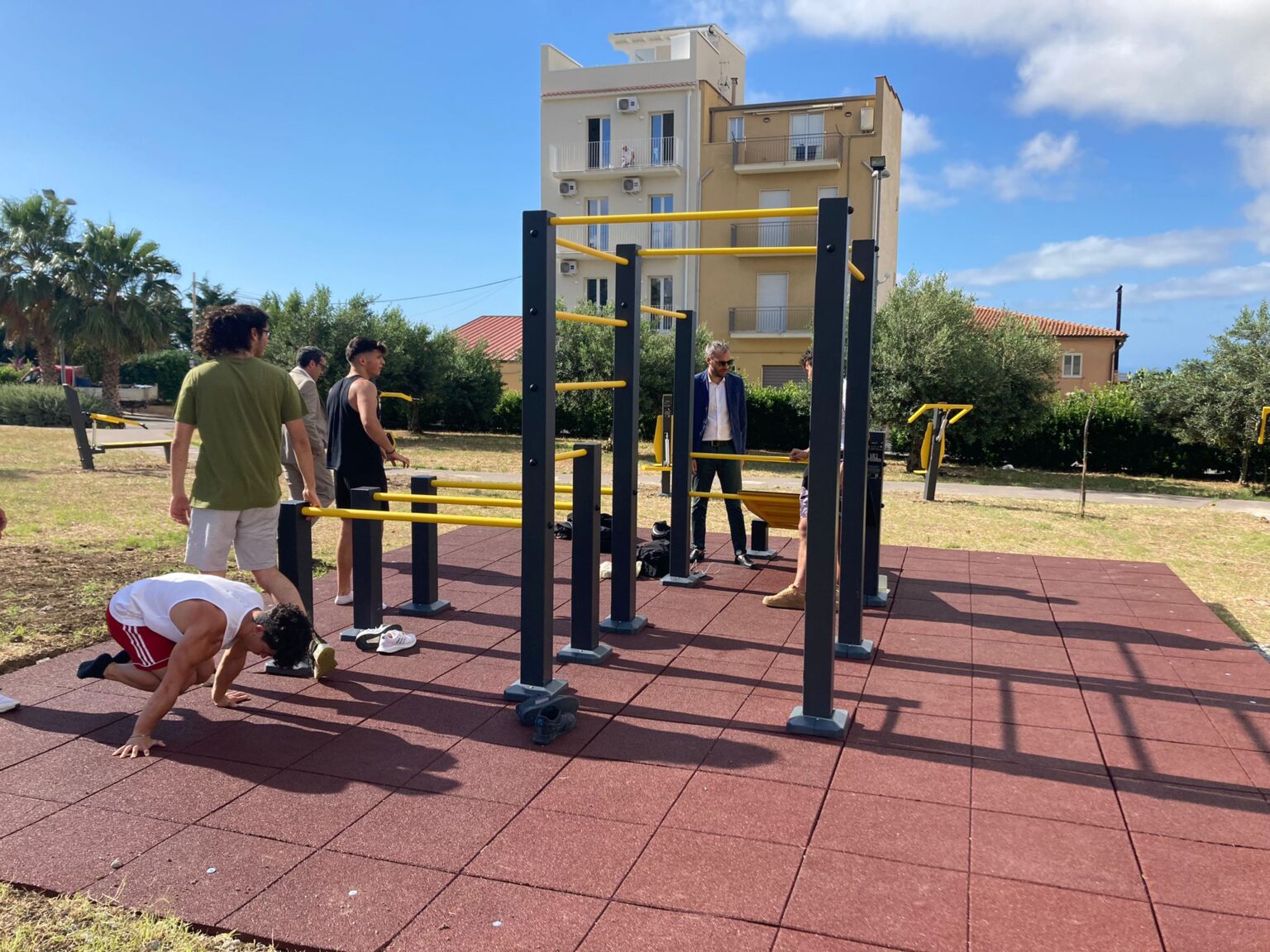 Outdoor Gym for Fitness and Calisthenics