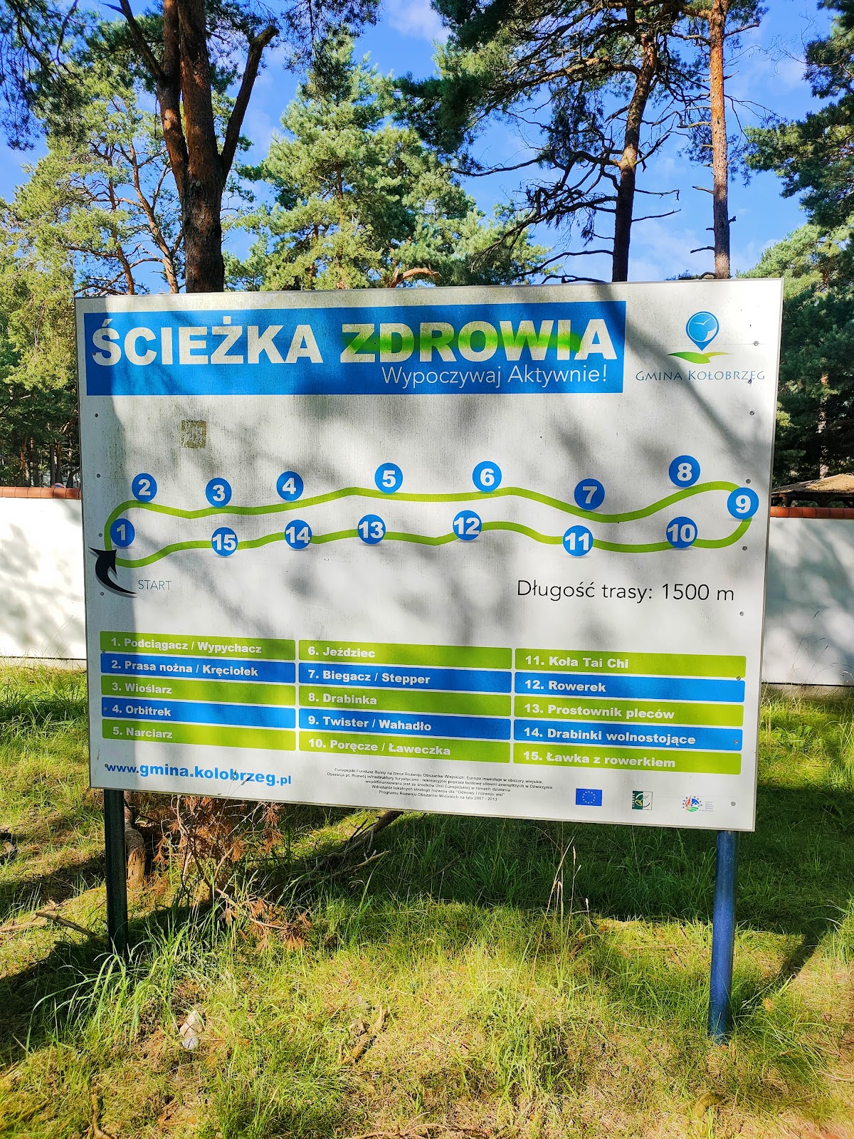 Siłownia plenerowa Dźwirzyno